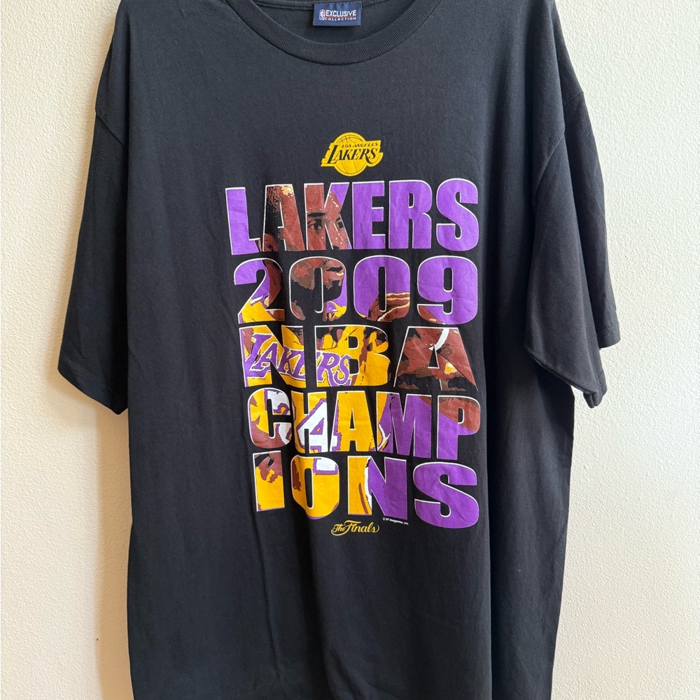 NBA Lakers 2009 Champions Black Tee